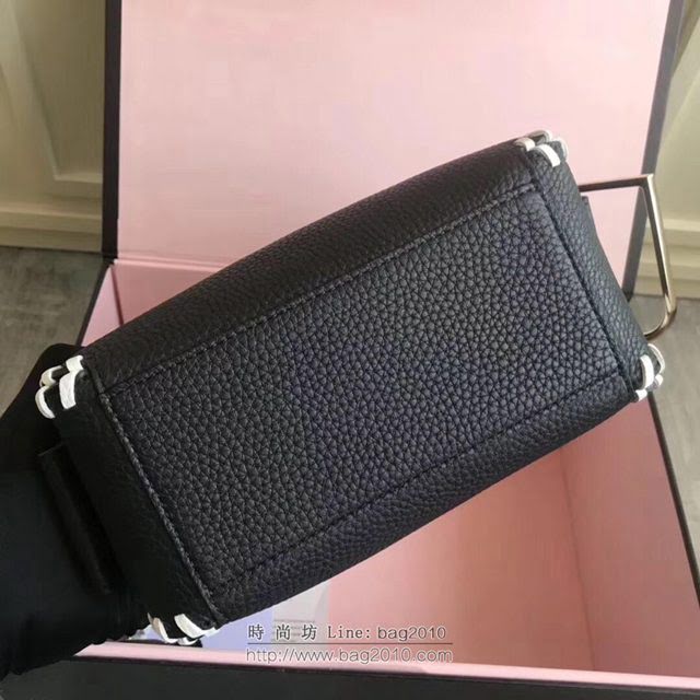 DELVAUX女包 Delvau單肩斜挎包 半手工Cool box 小號 德爾沃女手提包 手拎包 黑色編織  fcs1199